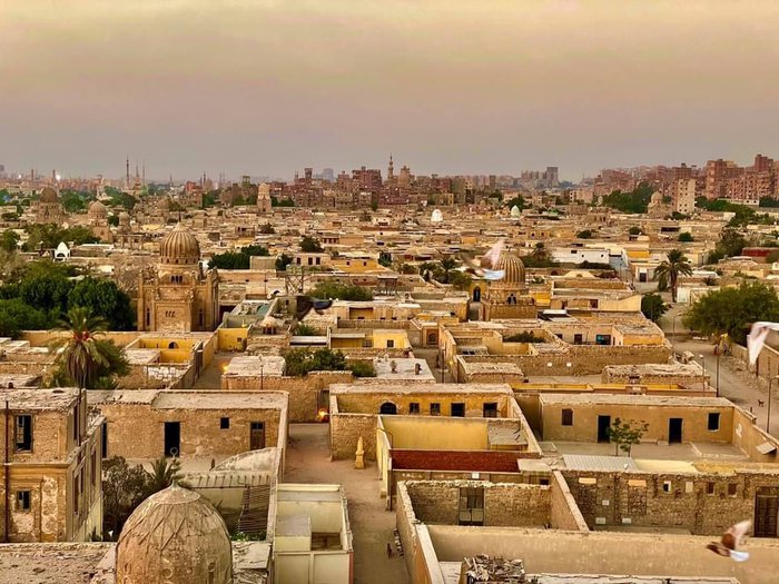 Old Cairo Religion area & garbage city and Simon Kharraz Monastery & city of the dead